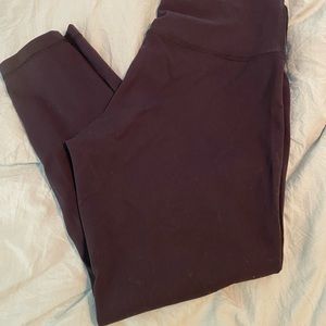 Lululemon black leggings size 14